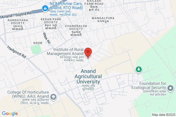 INSTITUTE OF RURAL MANAGEMENT