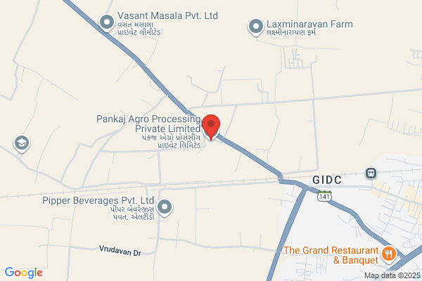 PANKAJ ORGANICS PVT. LTD.,