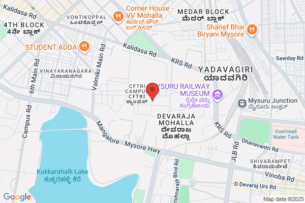 CENTRAL FOOD TECHNOLOGICAL RESEARCH INSTITUTE, MYSORE